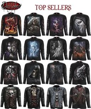 Spiral Direct Wolf/Loin/Gorilla/Wild/Tiger/Eagle/Music/Long Sleeve Tshirts/Top