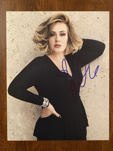 Adele signed autographed photo - autographed,