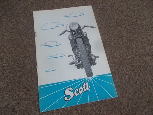 Vintage scott motorcycle - scott, sales