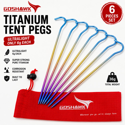 Goshawk titanium tent - 6x,