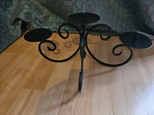 Wrought Iron black scrollwork