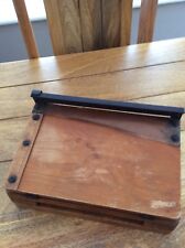 Vintage Wooden Small Paper Picture Guillotine By Merrets