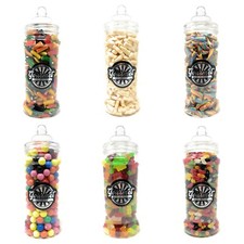 GIFT JARS of RETRO SWEETS Candy Wedding Favours Kids Treat Party Bags Bulk Candy