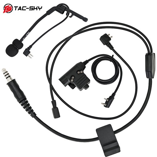 Tac sky cable microphone - cable, ptt