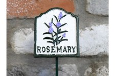 Garden Herb Sign ROSEMARY Cast
