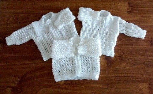 New hand knitted - matinee, coats