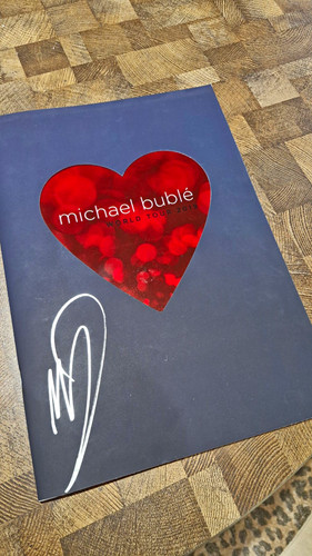 Michael bublé autographed - michael,