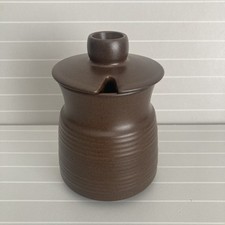 DENBY MAYFLOWER MUSTARD POT