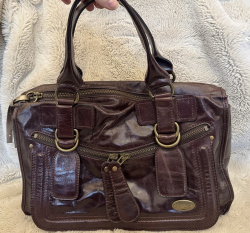 Chloe large burgundy shoulder - burgundy,