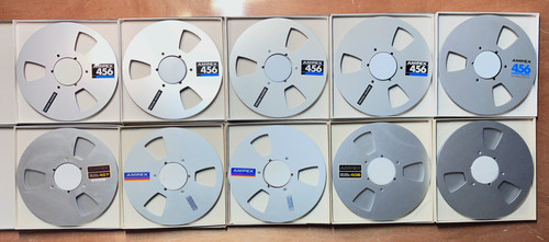4 ampex empty - 1/4", metal