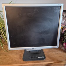 Acer AL1716 LCD Flat Panel Computer Monitor Black & Silver 17" Display 1280x1024