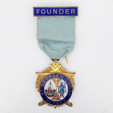 Masonic Silver Jewel Medal St
