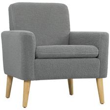 Modern Accent Chair with Wood