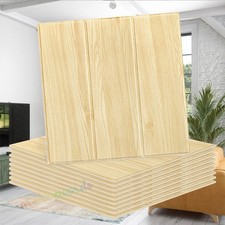 60X 3D Wood Drop Ceiling Tiles Wall Sticker·XPE Self-adhesive Ceiling Foam Panel
