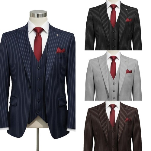 Striped business men suits - business,