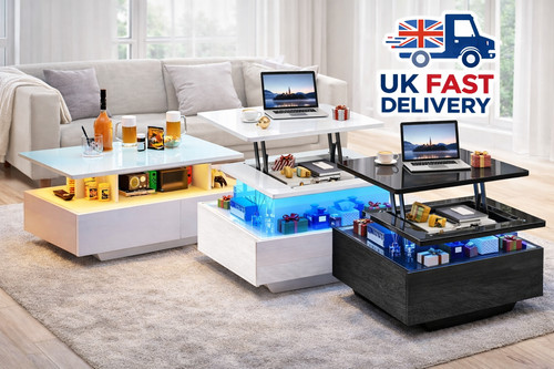 High gloss coffee table - gloss, with