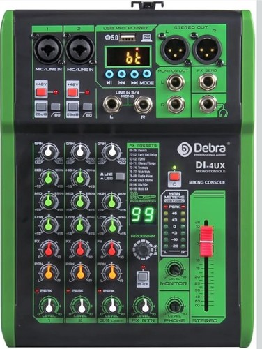 Channel audio mixer 4ux - audio, di-4ux