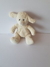 White/cream lamb soft toy plush figure