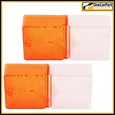 2 For Ford 3610 4000 5000 5600 7700 Tractor 550 Digger Front Light Lamp Lenses