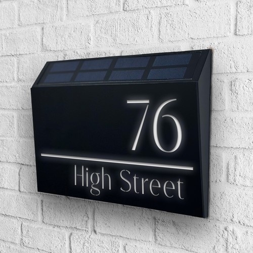 Personalised solar powered led - personalised,