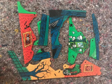 GOTTLIEB Haunted House pinball / pintable playfield plastics
