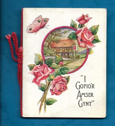 C1920s welsh language greeting - c1920s,