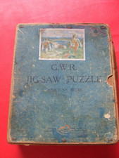 VINTAGE Great Western Railway GWR Jigsaw Vikings Landing 3 bits missing