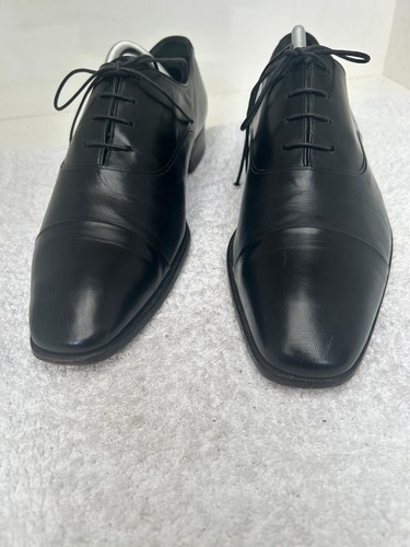 Moreschi black leather - black, men's