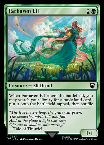 Mtg farhaven elf ltc - mtg,