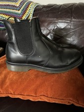 Doc Martens 2976 Black Smooth Leather Chelsea Boots Uk10/45 