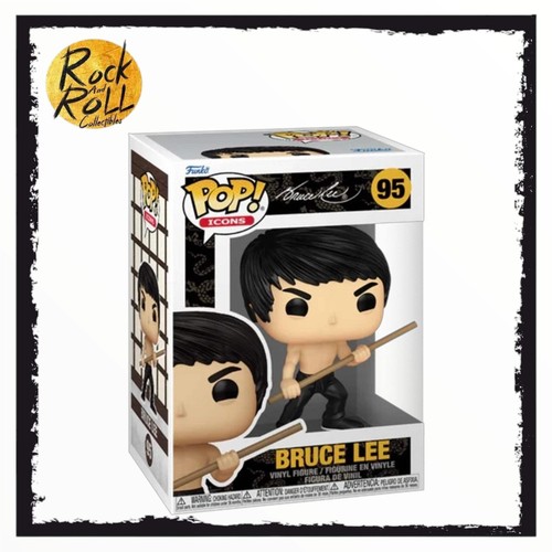 Bruce lee with staff - lee, bo