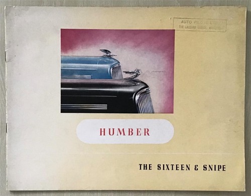 Humber snipe sixteen car - humber,