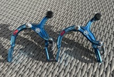 DiaCompe MX100 Blue Old School BMX Brakes Callipers Dated 1984 Haro SE Racing