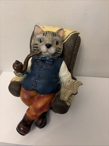 Vintage cat figure armchair - vintage,