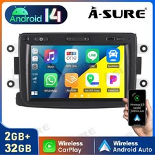 32GB For Renault Dacia Duster Sandero Apple Carplay Car Radio Stereo GPS Sat Nav