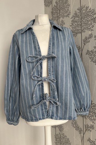 Per una blue denim striped - denim,
