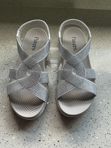 Ladies pavers sandals size - size, 6