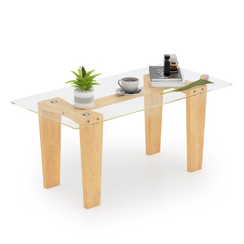 100cm rectangular glass coffee - rectangular,