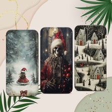 GOTHIC CHRISTMAS SKULL PHONE