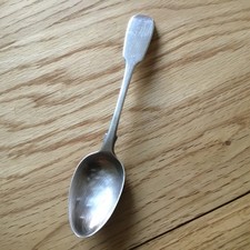 Antique Solid Silver Fiddle