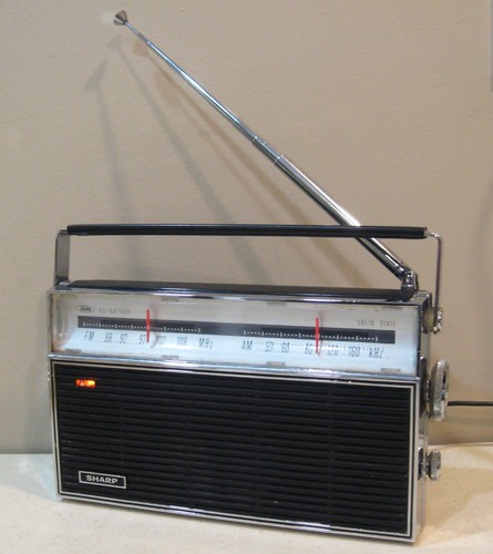 1975 vintage sharp fm - vintage, am/fm