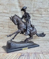 Remington bronze metal cowboy - remington,