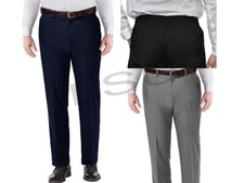 BOYS/MEN STURDY FIT SCHOOL TROUSERS RELAXED WAIST PLUS SIZE REGULAR LEG SM/7XL