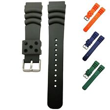 Dive Watch Strap Sports Band Silicone Waterproof Rubber 20mm 22mm 24mm UK