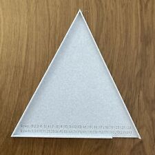 Tablet counting triangle 7" SS
