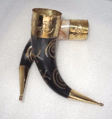 Pair designer brass adorned - pair,