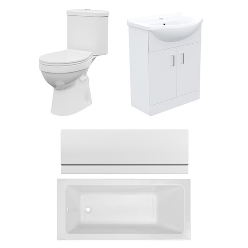 Bath suite 1500mm bathtub - bath,