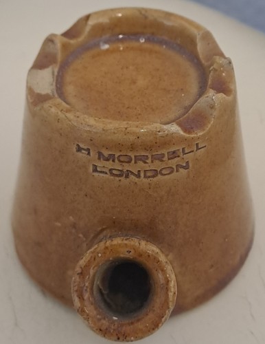 Stoneware teakettle inkwell - teakettle,