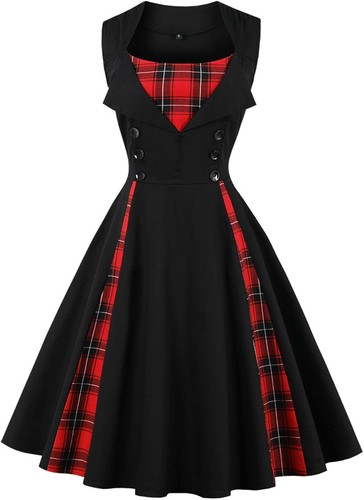 Ladies 50s dresses sleeveless - 50s,
