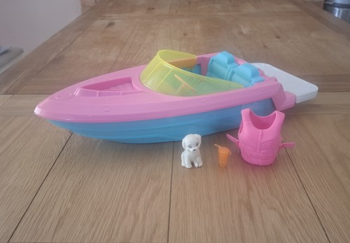 Barbie doll speedboat only - doll,